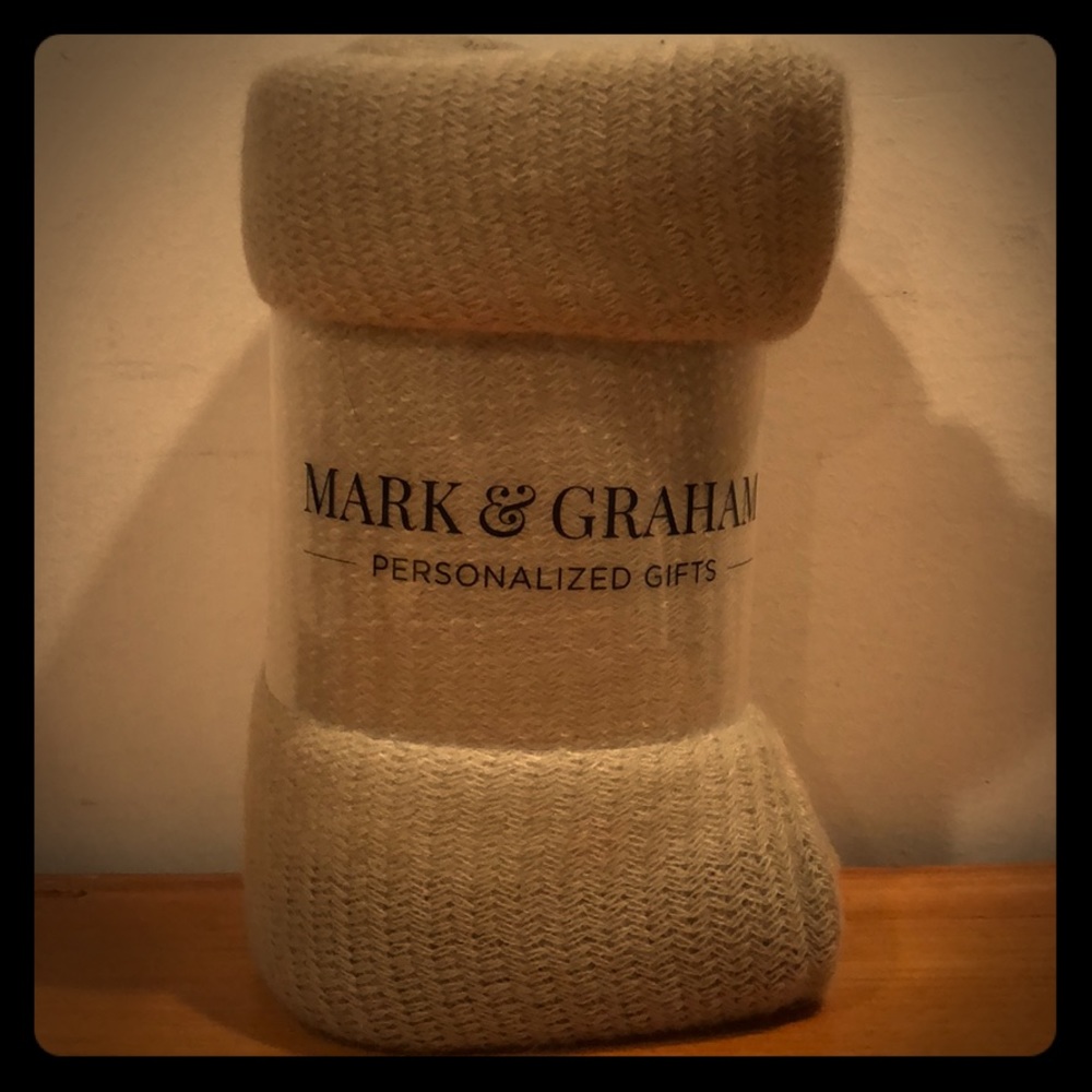 Mark & Graham color-block throw